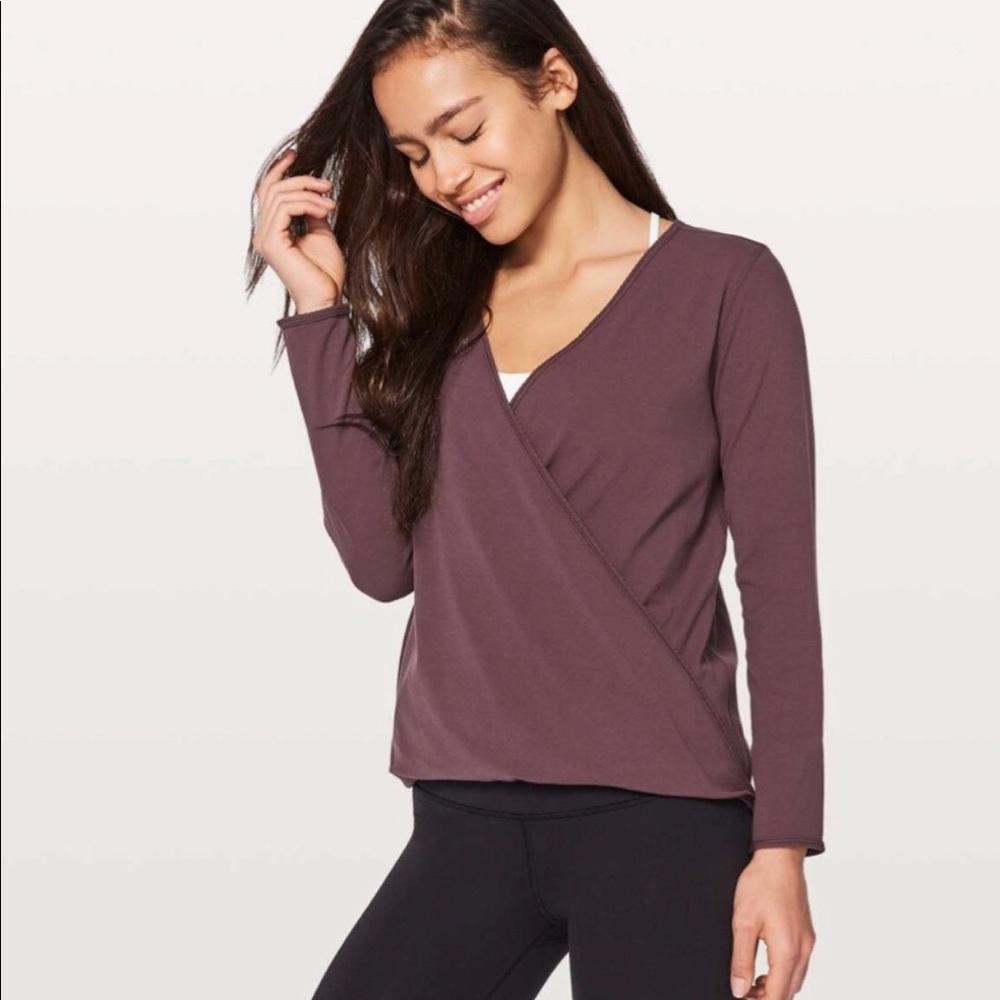 Full Freedom Lululemon LS Black Cherrry
